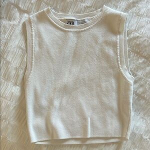 Zara Ribbed Knit Tank Top
